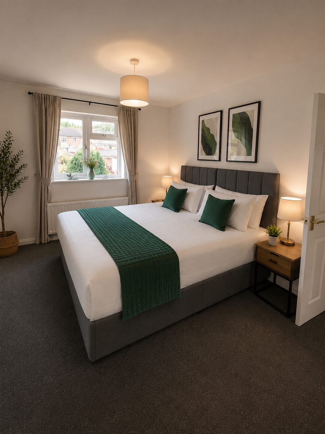 Bedroom with double bed